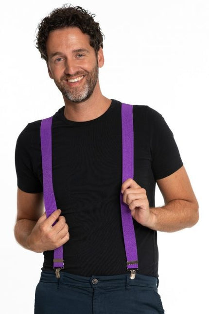 Bretelles violettes