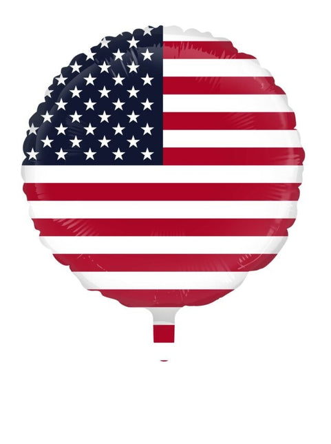 America Helium Balloon Empty 45cm