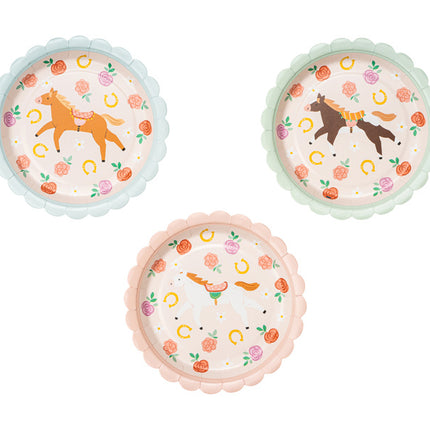 Assiettes Cheval 18cm 6pcs
