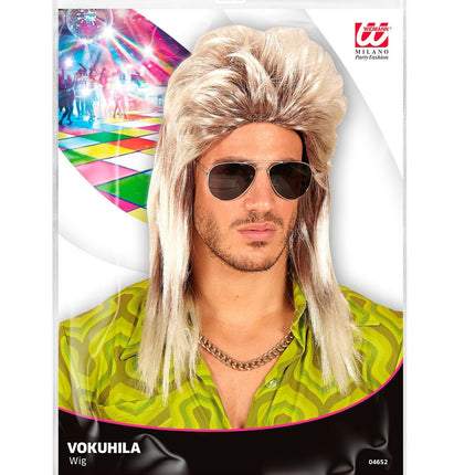 Perruque 80s Aso Longue Blonde