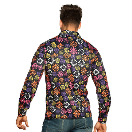 Chemisier Hippie Hommes Fleurs
