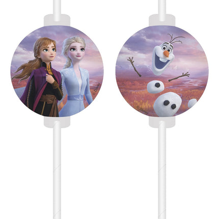 Frozen 2 pailles 4pcs