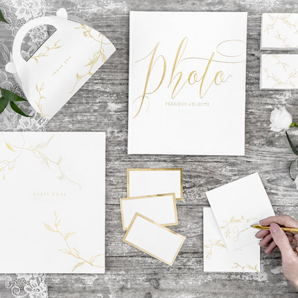 Livre d'or blanc 24.5cm