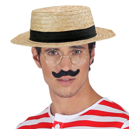 Chapeau avec bandeau noir