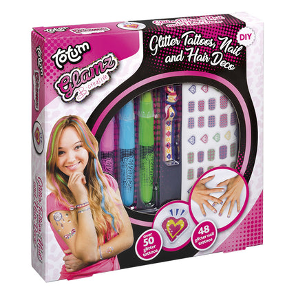 Set de tatouage et d'ongles Glamz