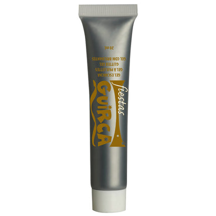 Tube de maquillage argenté 20ml