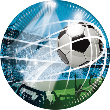 Assiettes de football 20cm 8pcs