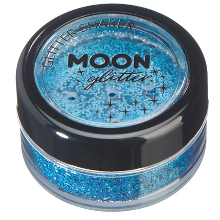 Moon Glitter Paillettes holographiques Shakers Bleu 5g