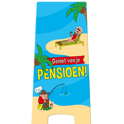 Panneau d'avertissement Pension Cartoon 58cm
