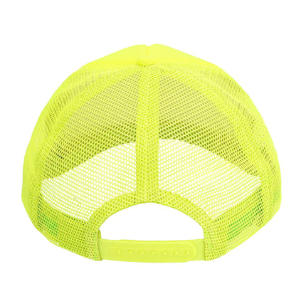 Casquette jaune fluo ajustable
