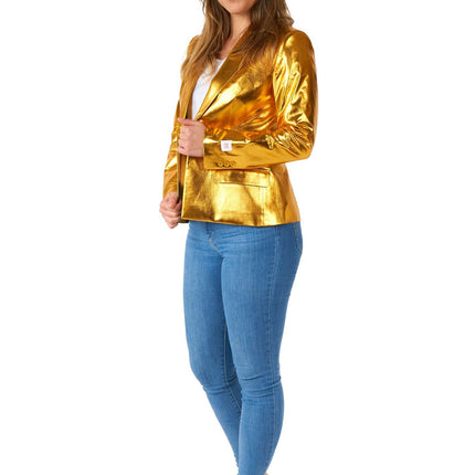 Blazer doré Dames <tc>OppoSuits</tc>