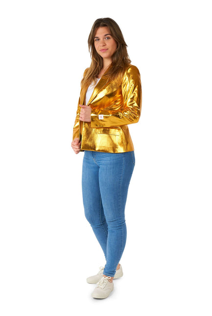 Blazer doré Dames <tc>OppoSuits</tc>