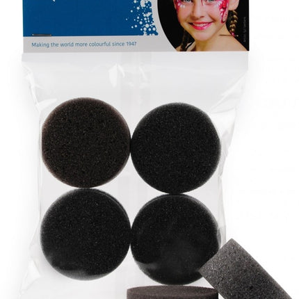 Éponge noire 4 pièces