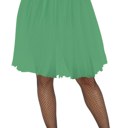 Tutu vert foncé pour dames 60cm