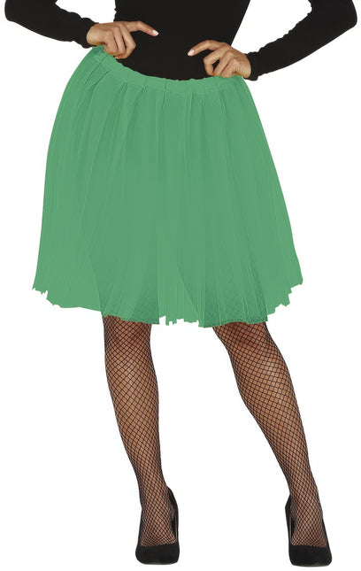 Tutu vert foncé pour dames 60cm