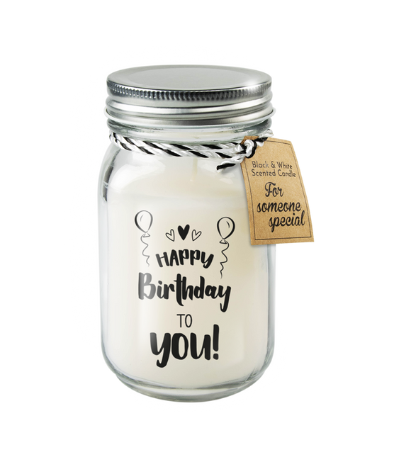 Bougie parfumée Happy Birthday 14cm