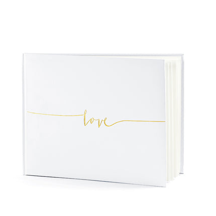 Livre d'or blanc Love 24cm