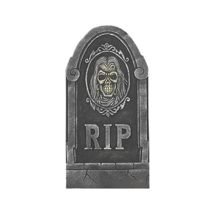 Halloween Tombstone Skull 65cm