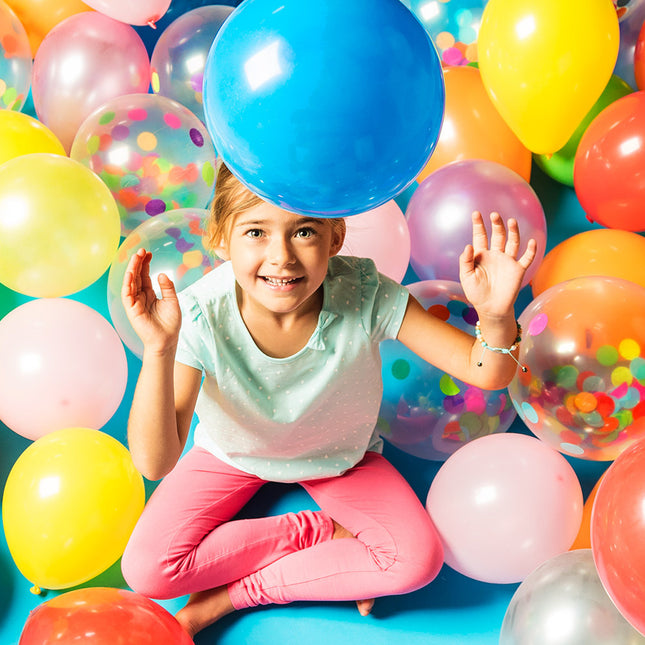 Ballons colorés Confetti 30cm 5pcs