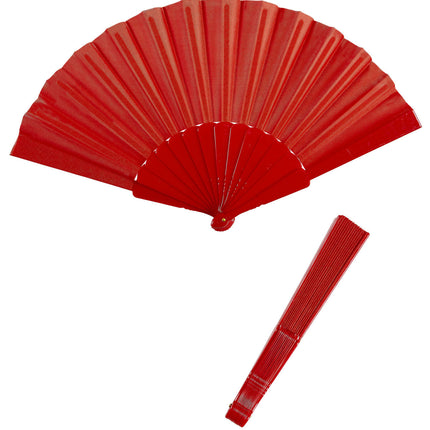 Tissu éventail rouge