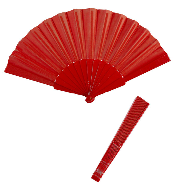 Tissu éventail rouge