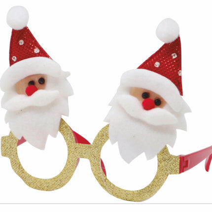 Lunettes de Noël Pères Noël