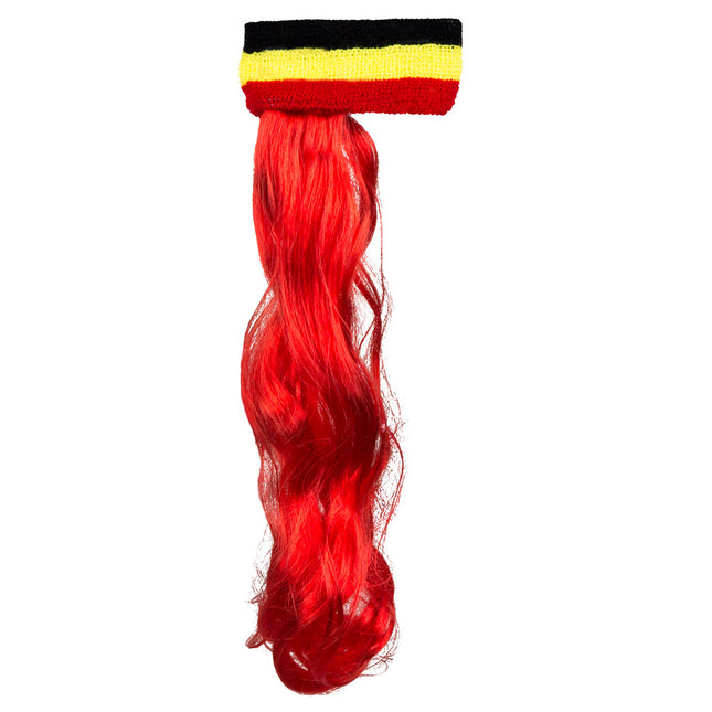 Bandeau belge avec cheveux