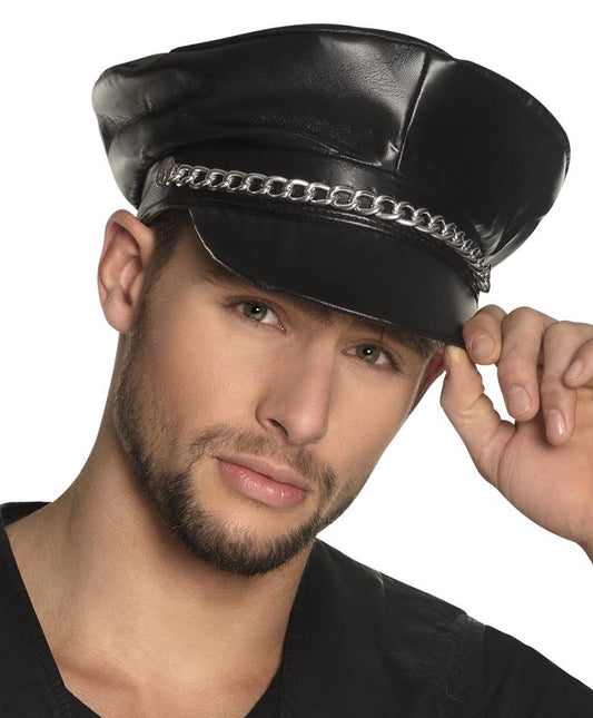 Casquette de motard