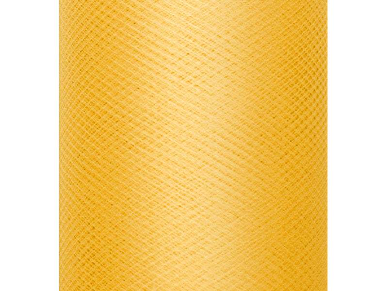 Rouleau de tulle jaune rigide 30cm 50m