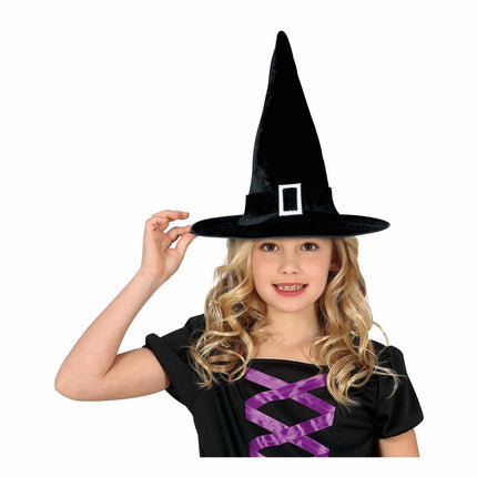 Chapeau de sorcière noir enfant