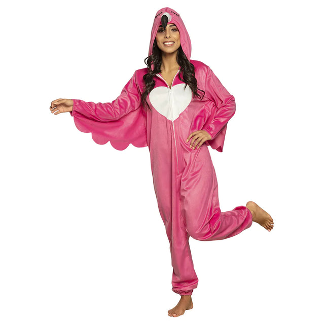 Combinaison flamant rose pour femme