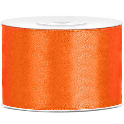 Ruban Satin Orange 50mm 25m