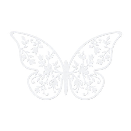 Décoration de table Papier papillon 8cm 10pcs