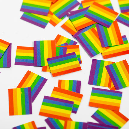 Papier confetti de table arc-en-ciel 150 pièces