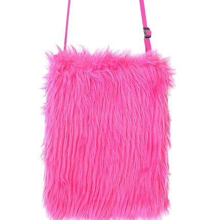 Sac à bandoulière rose fluo