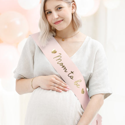 Ceinture rose de la future maman 75cm