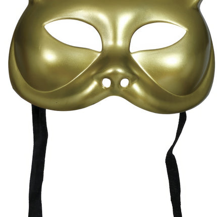 Masque yeux de chat or