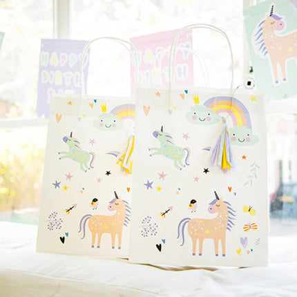 Sacs de partage Licorne Arc-en-ciel 6 pièces