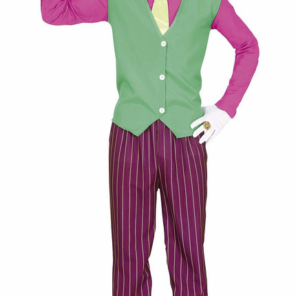 Costume de Joker enfant rose