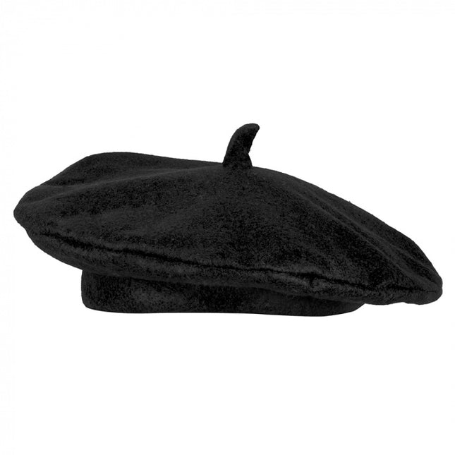 Béret français noir