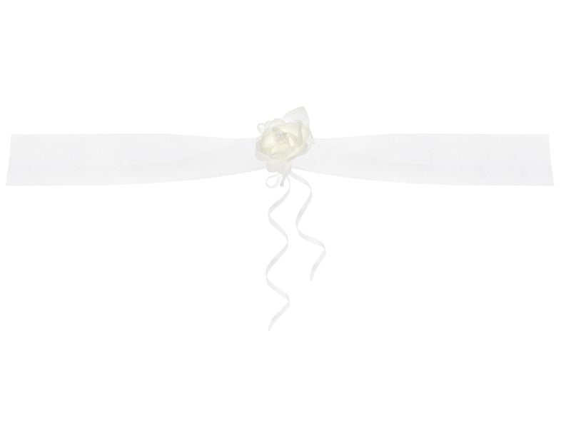 Décoration de voiture Fleur blanche 1.8m 2pcs