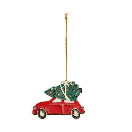 Décoration de Noël suspendue Voiture 9cm