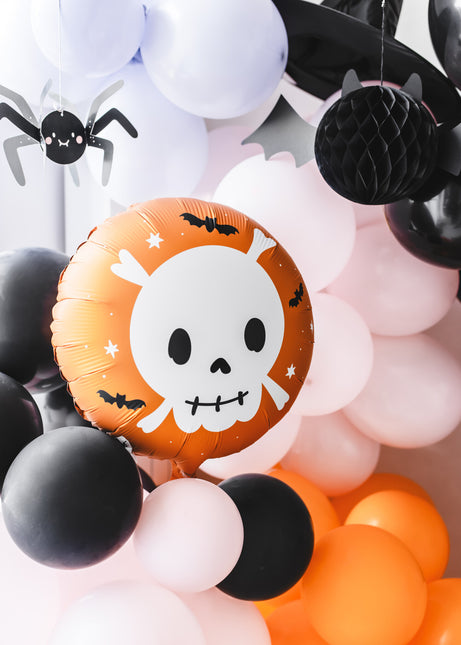 Halloween Ballon à l'hélium Tête de mort vide 45cm