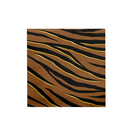 Serviettes de table Tigre 33cm 16pcs