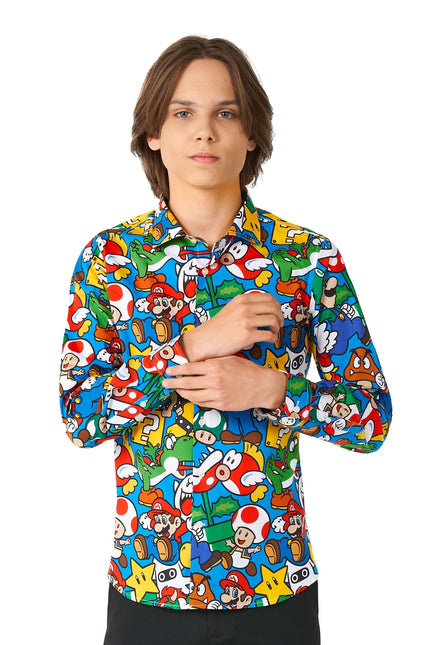 Chemise Super Mario Garçon Ado <tc>OppoSuits</tc>