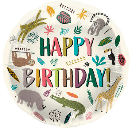 Ballons Jungle Animals Zoo Party 45cm