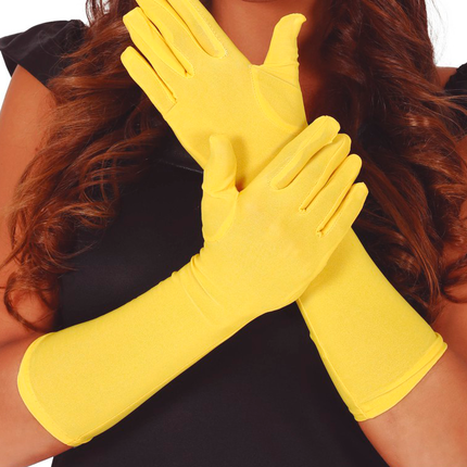 Gants jaunes 42cm