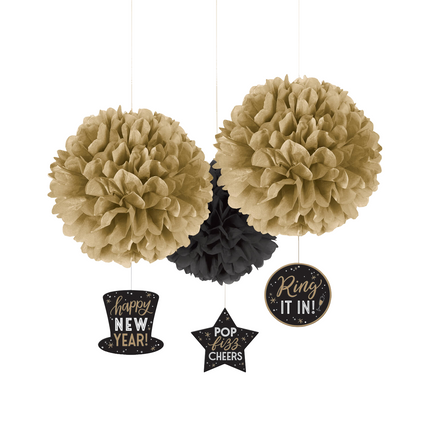 Décoration suspendue pour le Nouvel An 3pcs
