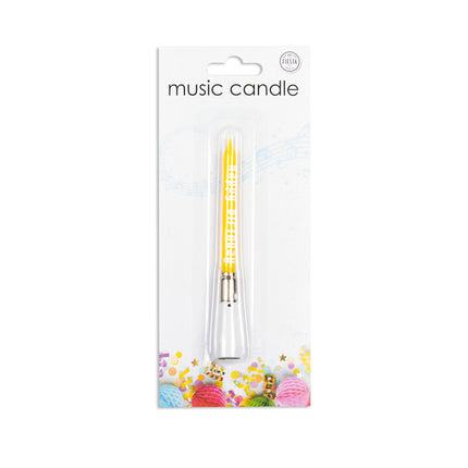 Bougie avec musique 7.8cm