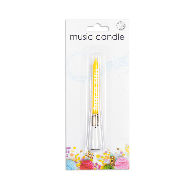 Bougie avec musique 7.8cm